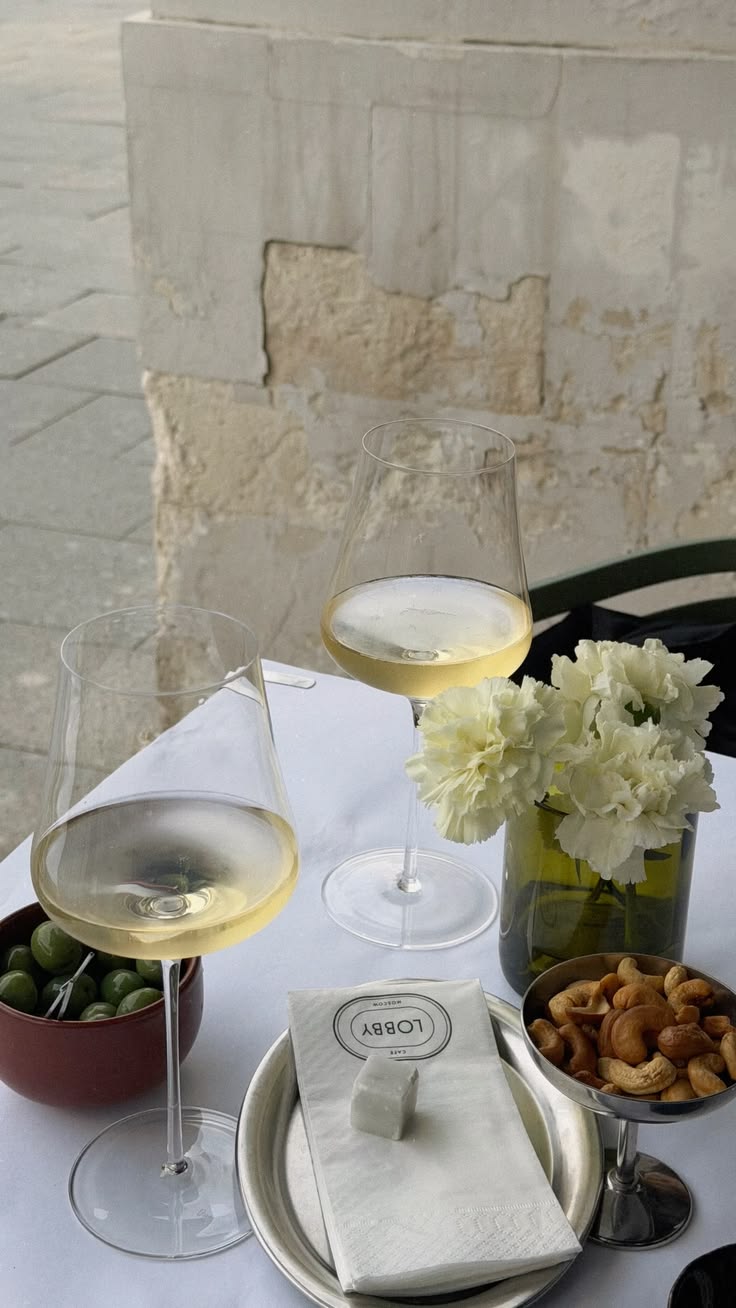 Vertical glassware still life