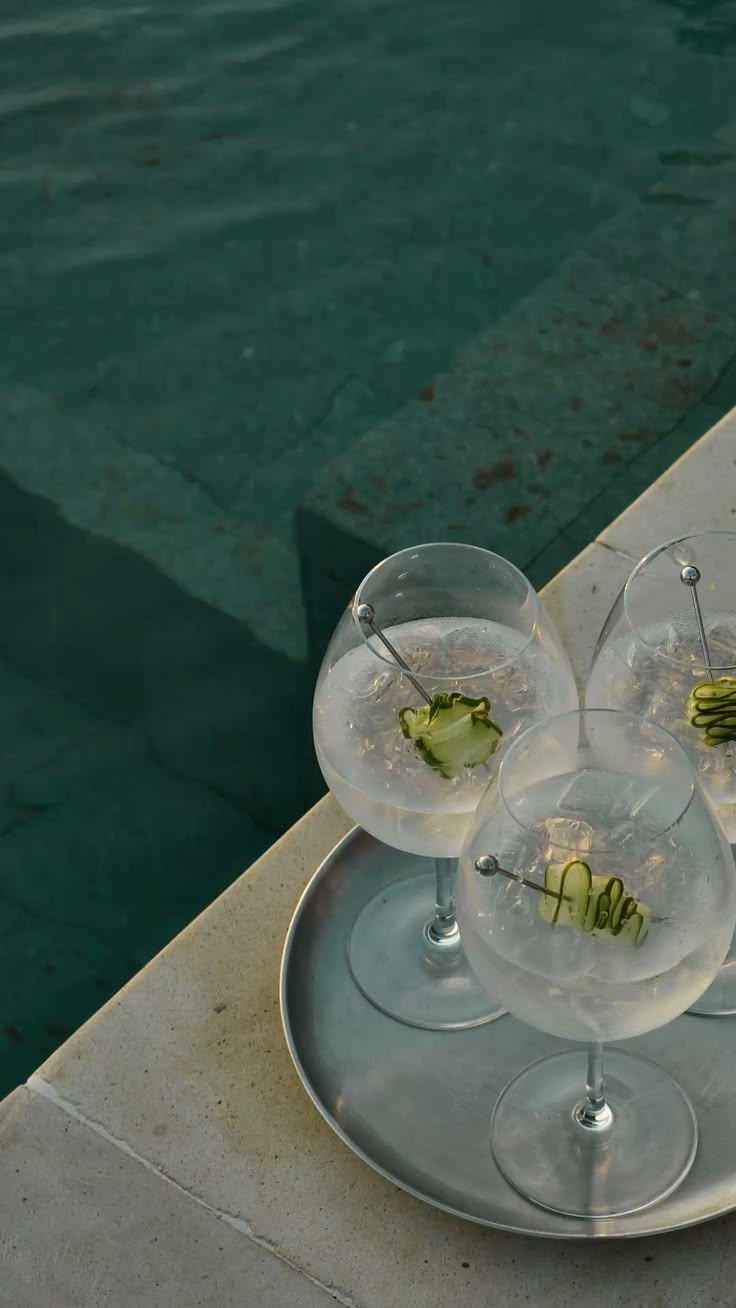 Glassware styled in an everyday setting